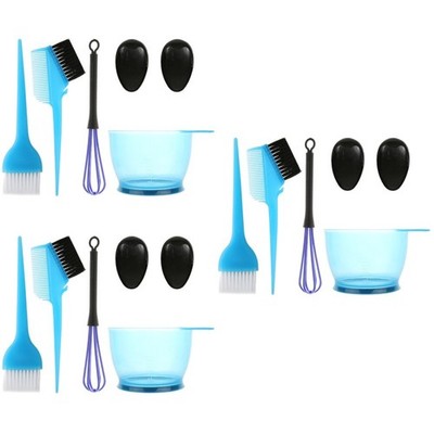  Set of 3 Färbepinsel Haare Haarstyling Zubehör Haarfärbewerkzeuge Friseurbedarf