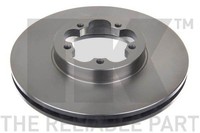 2X NK Bremsscheibe 202576 FüR Ford