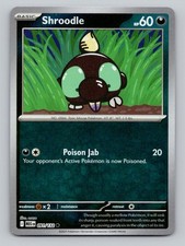 Shroodle 091/132 Common Mega Evolution Pokemon Reverse Holo Near Mint