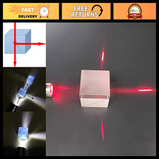 50:50 Beam Splitter Cube - Optical Glass Dichroic Prism for Spectroscopy Scien