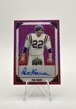 2024 Leaf Metal Paul Krause Prismatic Pink Mojo Auto /6 Vikings