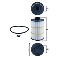 ÖLfilter Mahle OX 1123D FüR Audi Bentley A6 C7 Avant A7 Sportback A8 D4