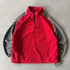 Vintage 90s Y2K Ocean Pacific Fleece Embroidered 1/4 Zip Surf Pullover Mens XL