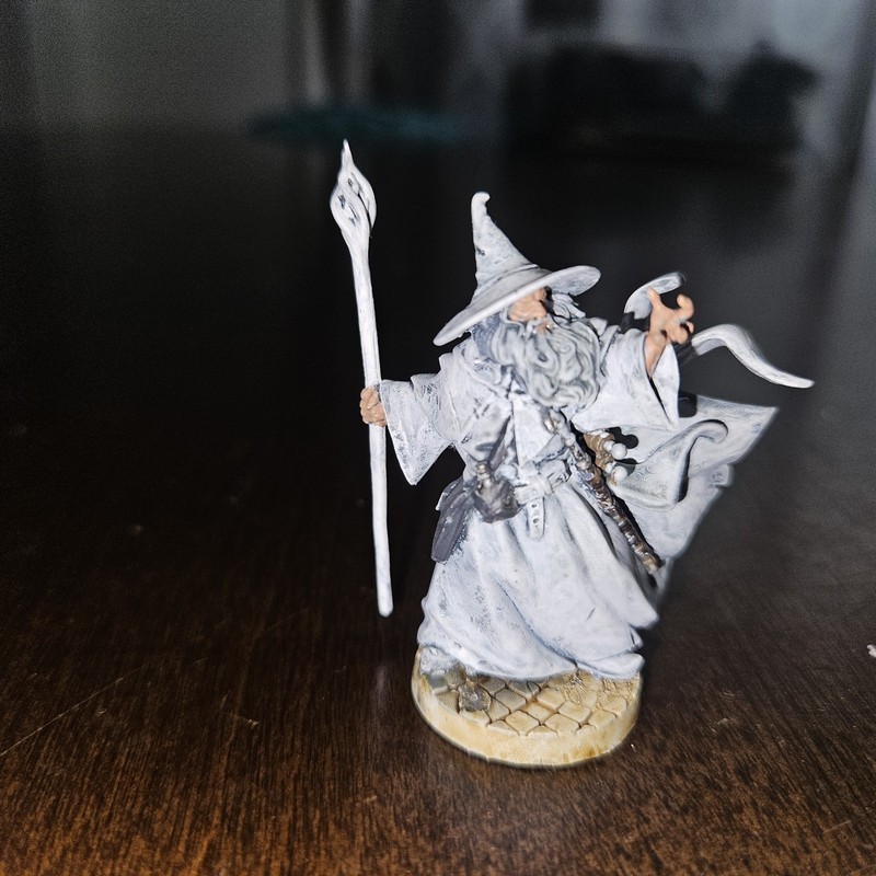 Gandalf The White 3d Printed Miniature Middle Earth Strategy Battle Game