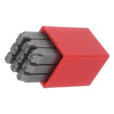9x 5mm Number Stamp Set METAL WOOD STAMPING 0-9 Punch Press Tools Reverse Punch