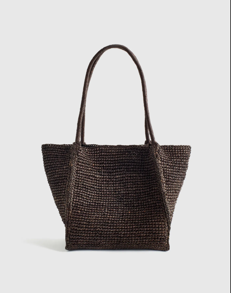 Madewell The Lexington Small Tote in Raffia