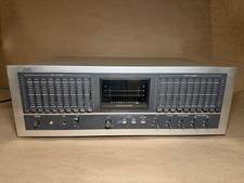 Equalizzatore grafico stereo multitensione JVC SEA-80 si accende COSÌ COM'È non testato