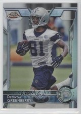 2015 Topps Chrome Rookies Refractor Deontay Greenberry #187 4t6