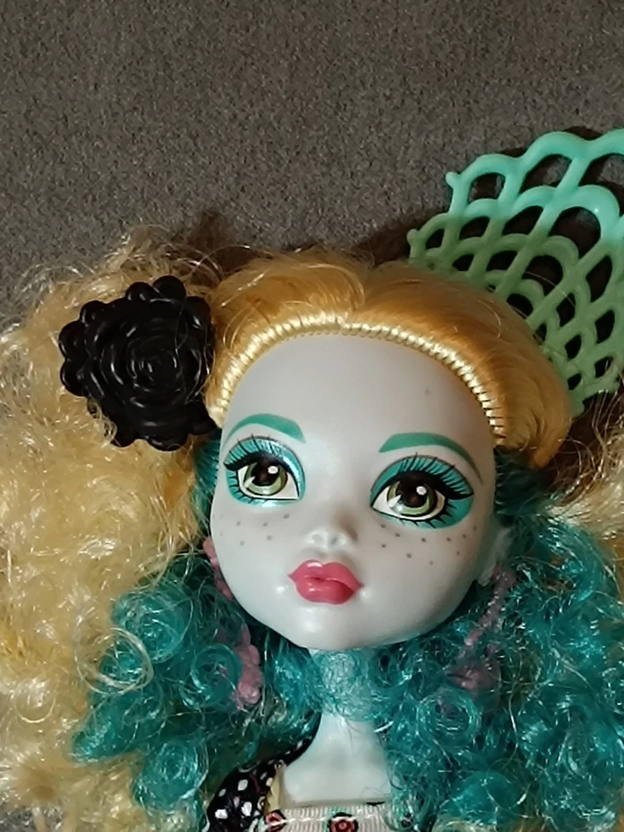 MONSTER HIGH G1 - Muñeca LAGOONA BLUE serie "STUDENT EXCHANGE" con Diario/stand