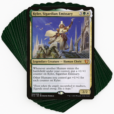 mtg kyler commander deck Amazon.com: Elite Human Commander Deck - Kyler - Selesnya - Green White -  EDH - 100 Card - Custom Magic The Gathering Deck
