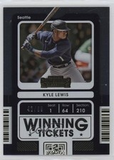2021 Panini Contenders Winning Tickets Gold 42/99 Kyle Lewis #WT-KL e5r