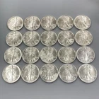 20 1993 US 1ozt .999 Silver Eagle $1's BU w/spots/tube better date L24743