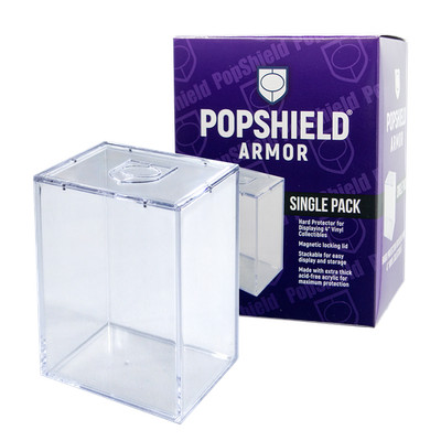 PopShield Armor Hard Protector with Magnetic Lid for Standard 4-inch Funko Pops
