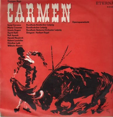 Georges Bizet Carmen STILL SEALED, 180G NEW OVP Eterna Vinyl LP