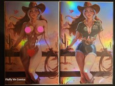 Artist Alley Comics Rpgue Cowgirl Cosplay FOIL Set Copertine Cattive e Belle