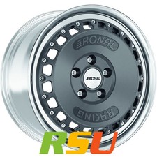 Ronal RR10 retro silver 7x15" ET23 LK5 112 ML 66.5 Alufelgen 15 Zoll