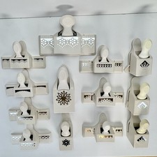 Martha Stewart Hole Punch Lot 13 Punches W/ 3 Punch Around The Page Sets