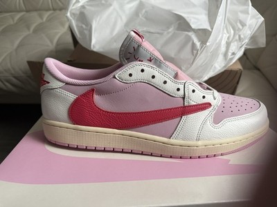 Nike Air Jordan 1 Retro Low OG SP Travis Scott Sail Tropical Pink US13 / EU47,5