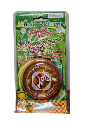 Magic Return Jumbo Yo-Yo Millennium 2000S Auto Return High Speed Orange New