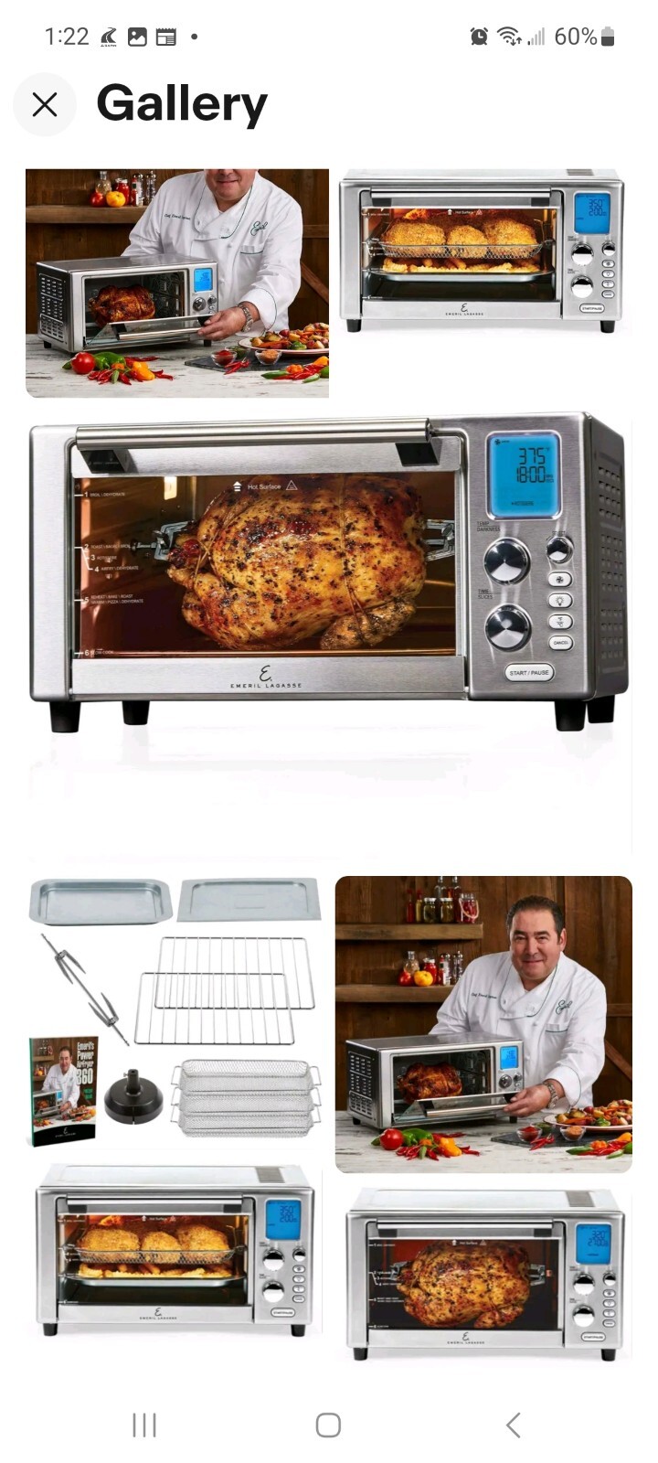 Fryer Oven Emeril Lagasse 360 Max Xl Emeril 360 Max Xl Emeril Air