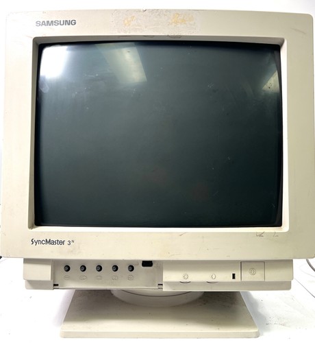 Vintage Samsung SyncMaster 3N 13.5 CRT PC Monitor Retro Gaming Display CSJ4927A - Picture 2 of 10