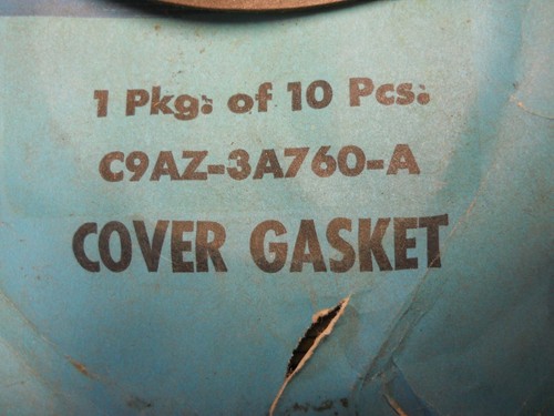 NOS 1965 - 1972 FORD MUSTANG POWER STEERING PUMP COVER GASKET - Picture 2 of 2