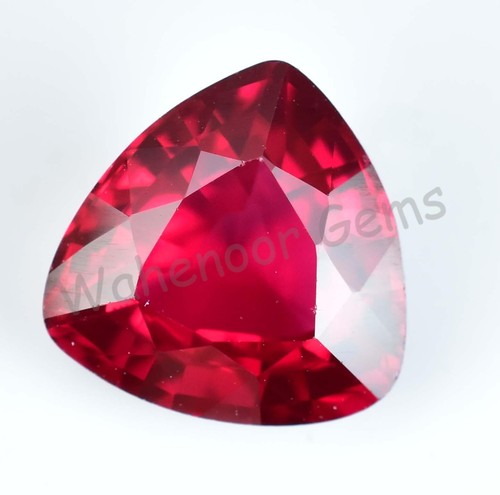 Natural Red Painite 9.15 Ct Trillion Stunning AGL Certified Loose Gemstone - Picture 4 of 7