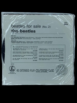 SEALED, The Beatles – Beatles For Sale (No. 2) GEP 8938