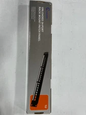 24 Port Keystone Patch Panel Blank Unshielded – 1U Rack Mount Unloaded