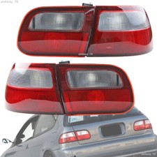 New Red White Rear Tail Light Lamp For Honda Civic Sr3 Eg Eg6 3door 1992-1995 New Red White Rear Tail Light Lamp For Honda Civic Sr3 Eg Eg6 3door 1992-1995