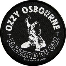 OZZY OSBOURNE PATCH AUFNÄHER # 26 BLIZZARD O...