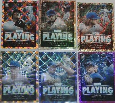 2020 Donruss Baseball Now Playing - Many Versions - Pick From Drop Menu