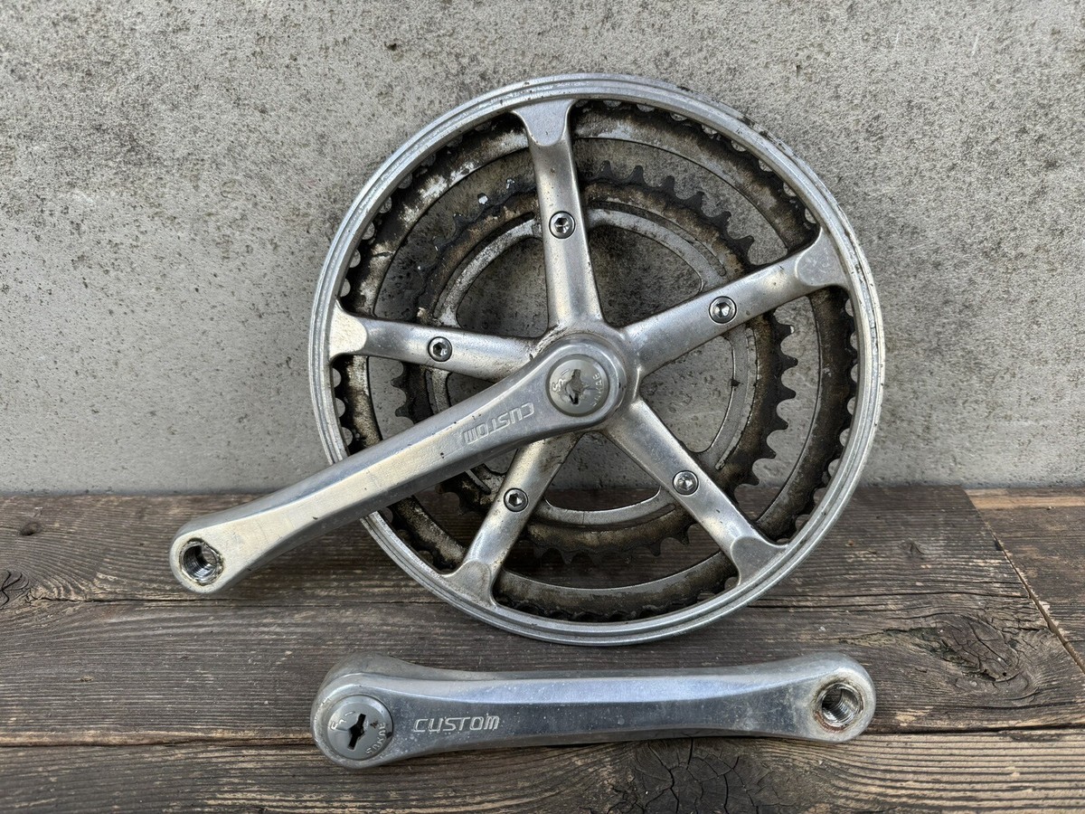 Sr 170 Japan Crank Set 3 Piece 39t 52t Road Bike Old School