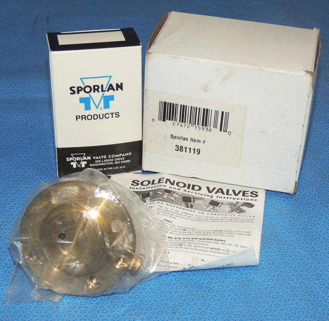 NEW Sporlan Controls 381119 Solenoid Valve Repair Kit KsB33/E33