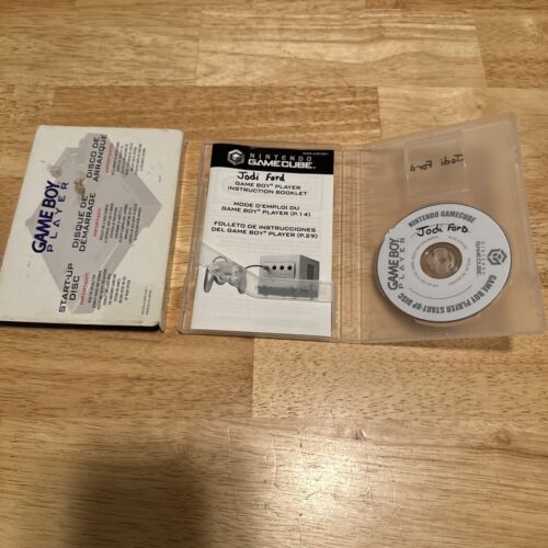 Nintendo GameCube Game Boy Player Start-Up Disc CIB w/ Manual - Tested & Working