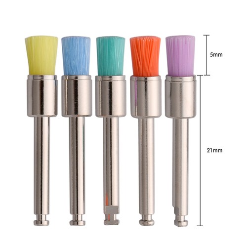 Dental Weiß & Bunt Prophy Polierbürste Nylon Flach Riegel & Konisch Typ - Bild 7 von 23