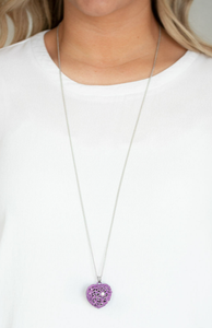 Paparazzi Purple Heart Necklace 2025