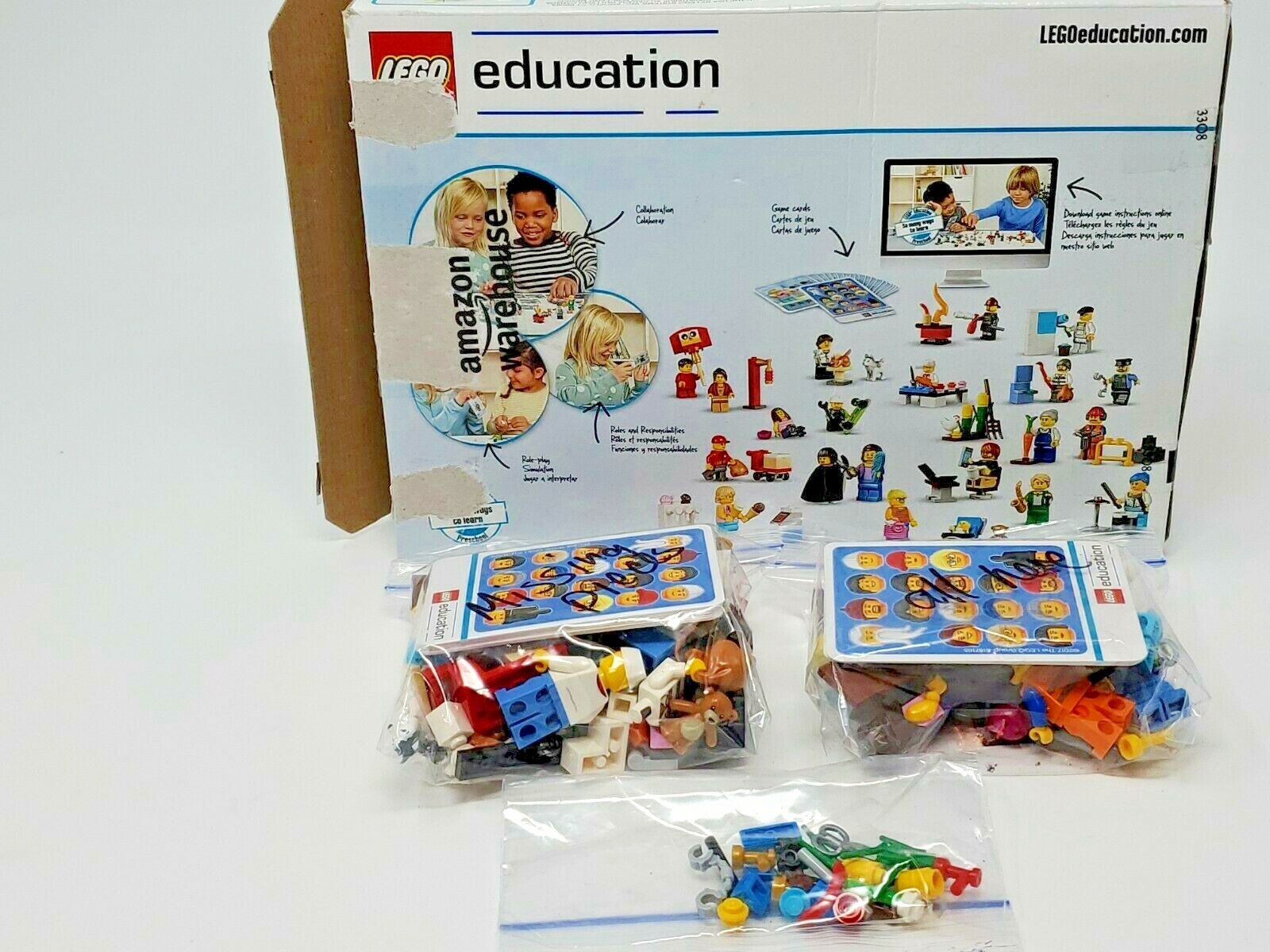 community minifigure set for role play by lego education