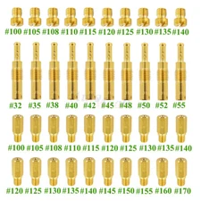 40pcs Carburetor Main Jet Slow Pilot Jet Kit for PWK Keihin OKO CVK Carb Gold