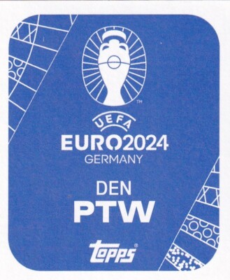 Autocollant Topps Euro 2024 – Rasmus Højlund (Danemark) Édition Suisse, Doré
