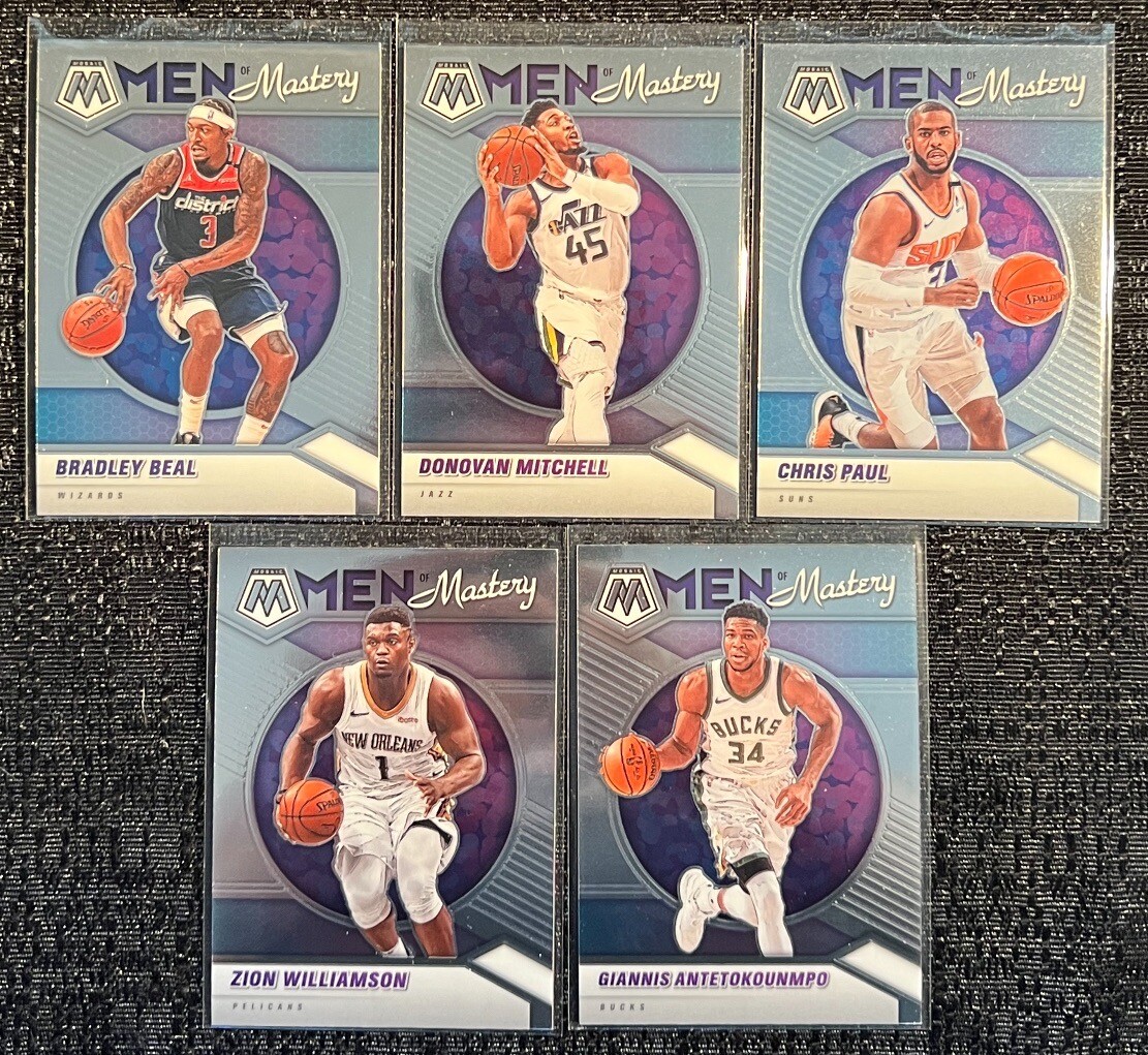 2020-21 Panini Mosaic MEN OF MASTERY Insert Complete Your Set You Pick NBA Card