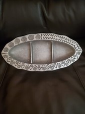 Wilton Armetale Pewter Reggae Divided Tray 3 Sections Made In USA