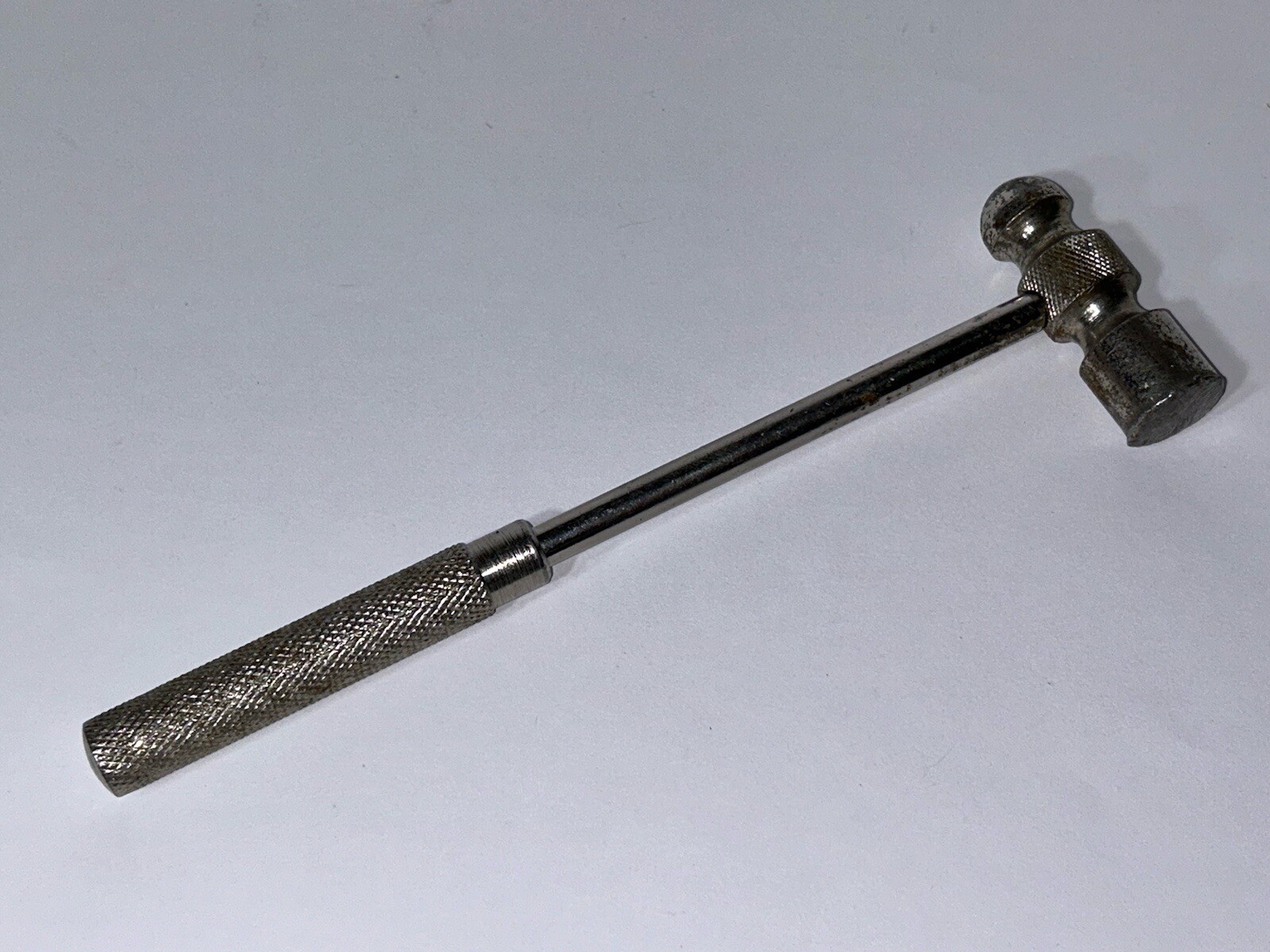 Small All Metal Ball Peen Hammer Machinist Jeweler Vintage Ball Peen