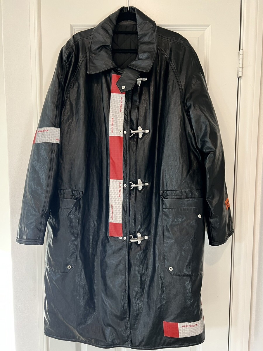 Heron Preston Fireman Tape Coat | eBay