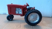 Vintage Unbranded Crop Field Tractor with Narrow front has been repainted 5" Lng