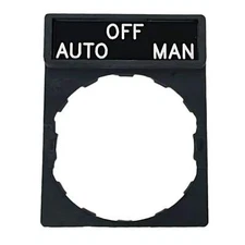 Schneider Electric Telemecanique XB4 Legend Plate Holder "Auto off Man" ZBY2385M