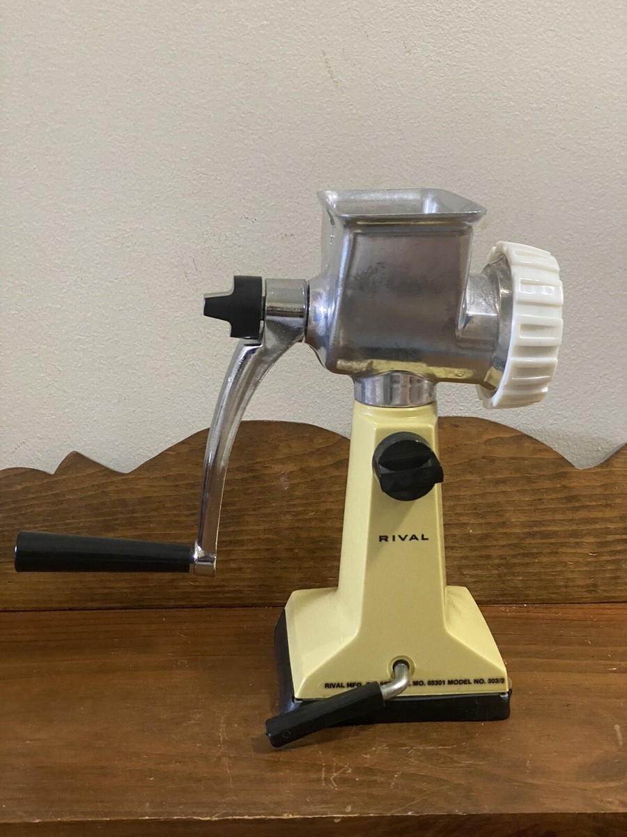 Vintage Rival Grind-O-Mat Meat Grinder/Food Chopper Model #303 w