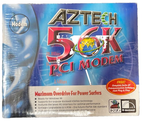 AZTECH I38-MMSN842 16BIT Stereo Sound / Modem ISA Card | eBay