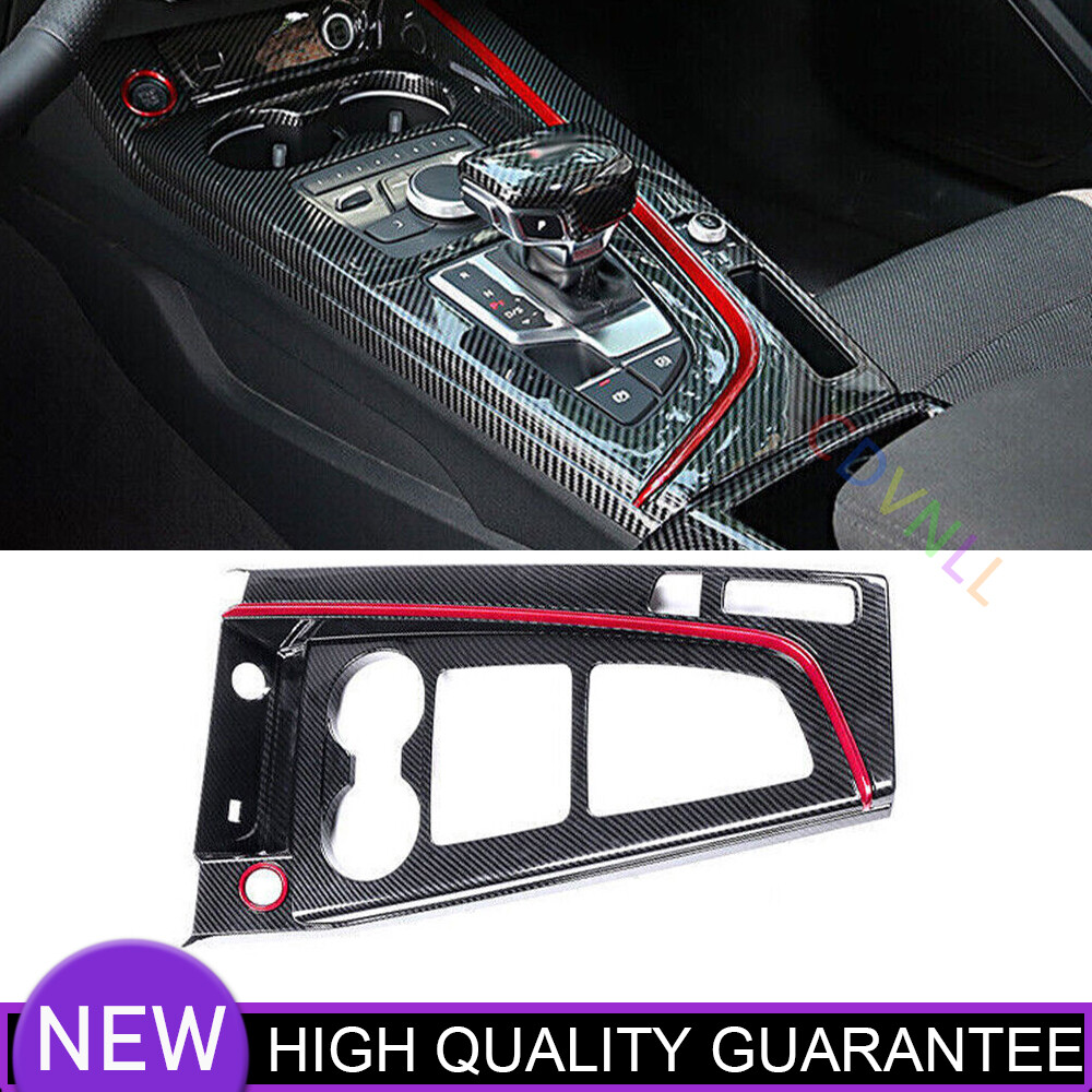 For Audi A4 A5 2017-2019 Carbon Fiber Car Center Control Shift