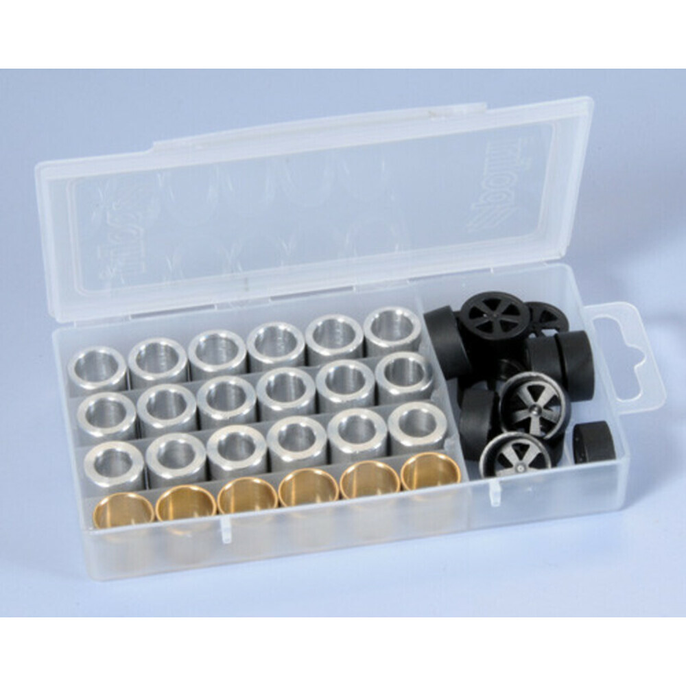 Confezione Da Rulli POLINI 19x15, 5mm 4,5 -5-5 , 5-6gr-24 Pezzi per Moto Ricambi